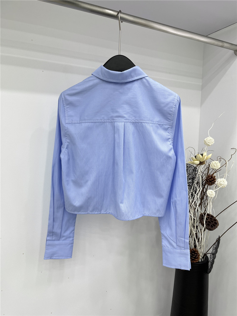 Pra*a spring and summer new cotton shirt