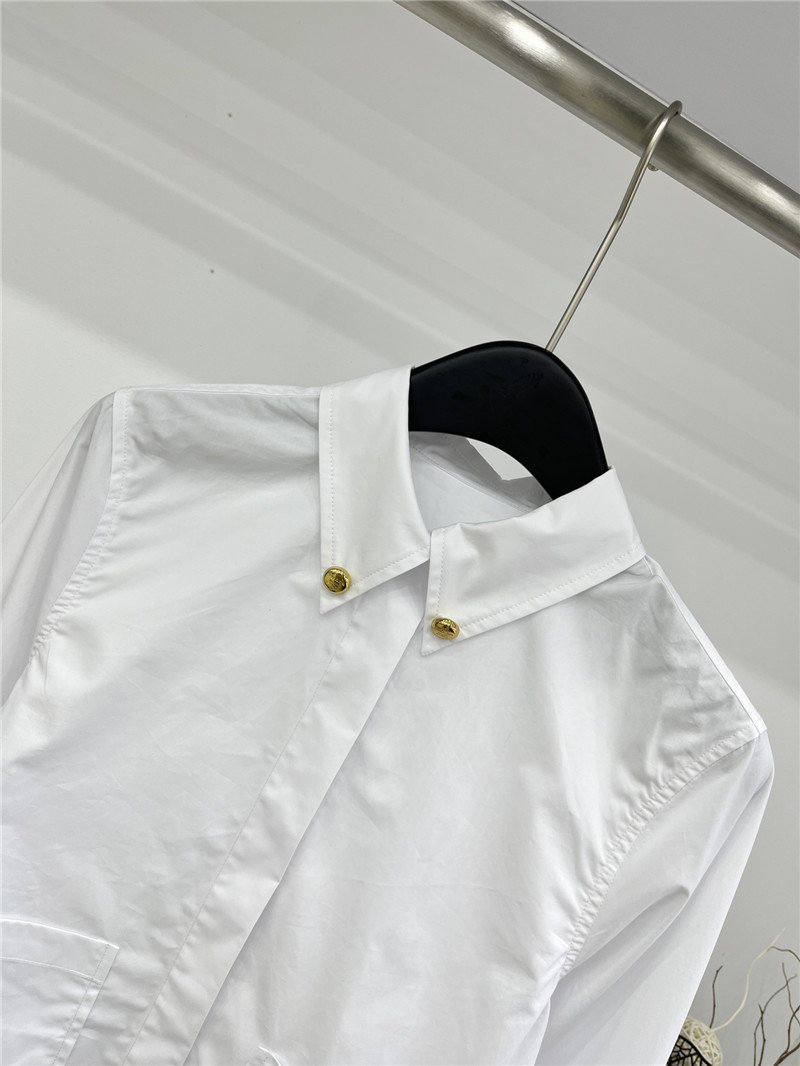 Pra*a spring and summer new cotton shirt