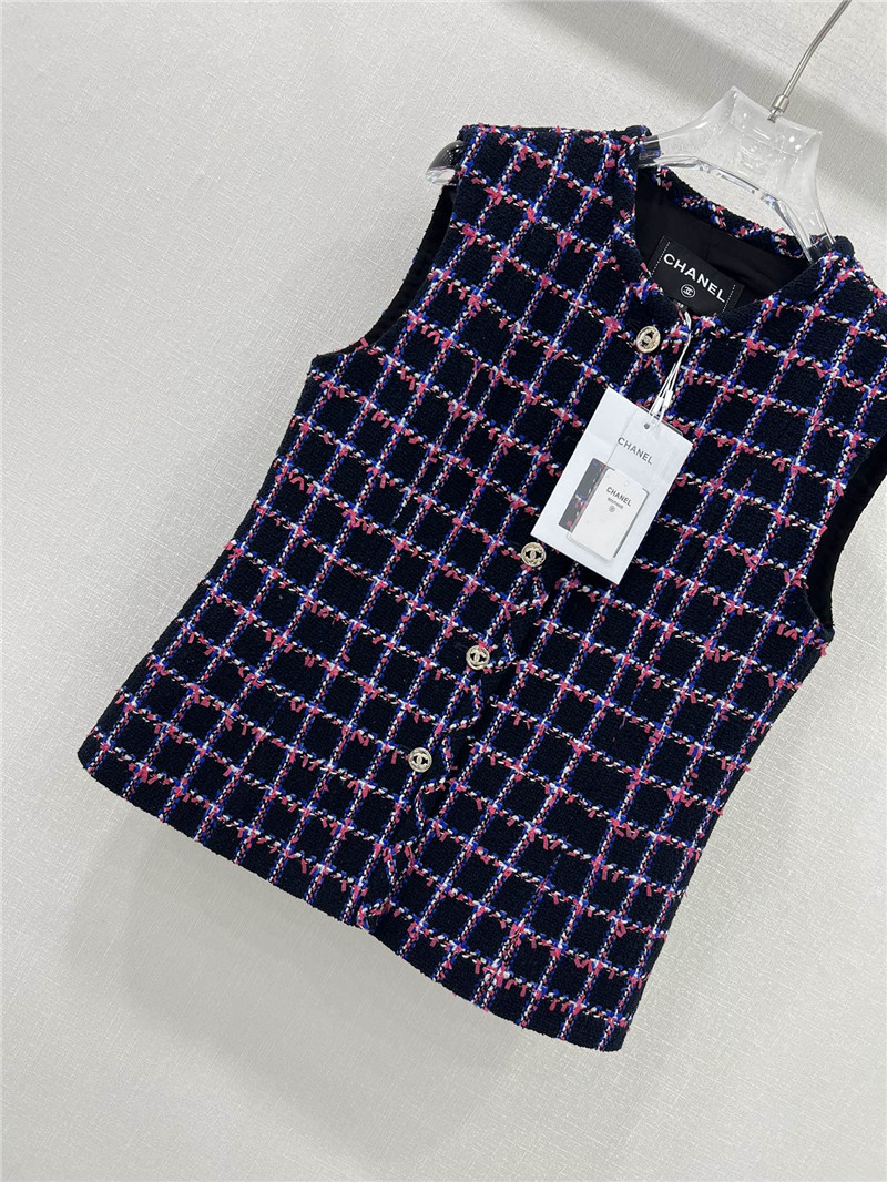 Ch**el tweed woven vest