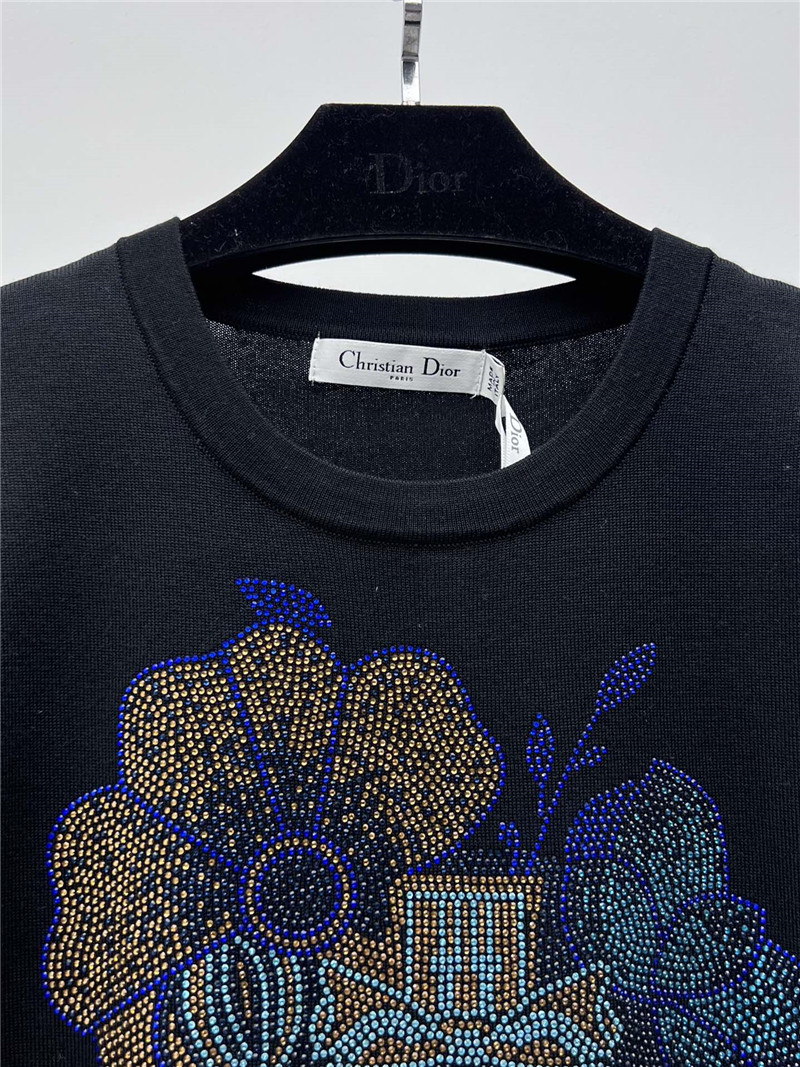 d10r logo hot D1am0nd knitted t-shirt