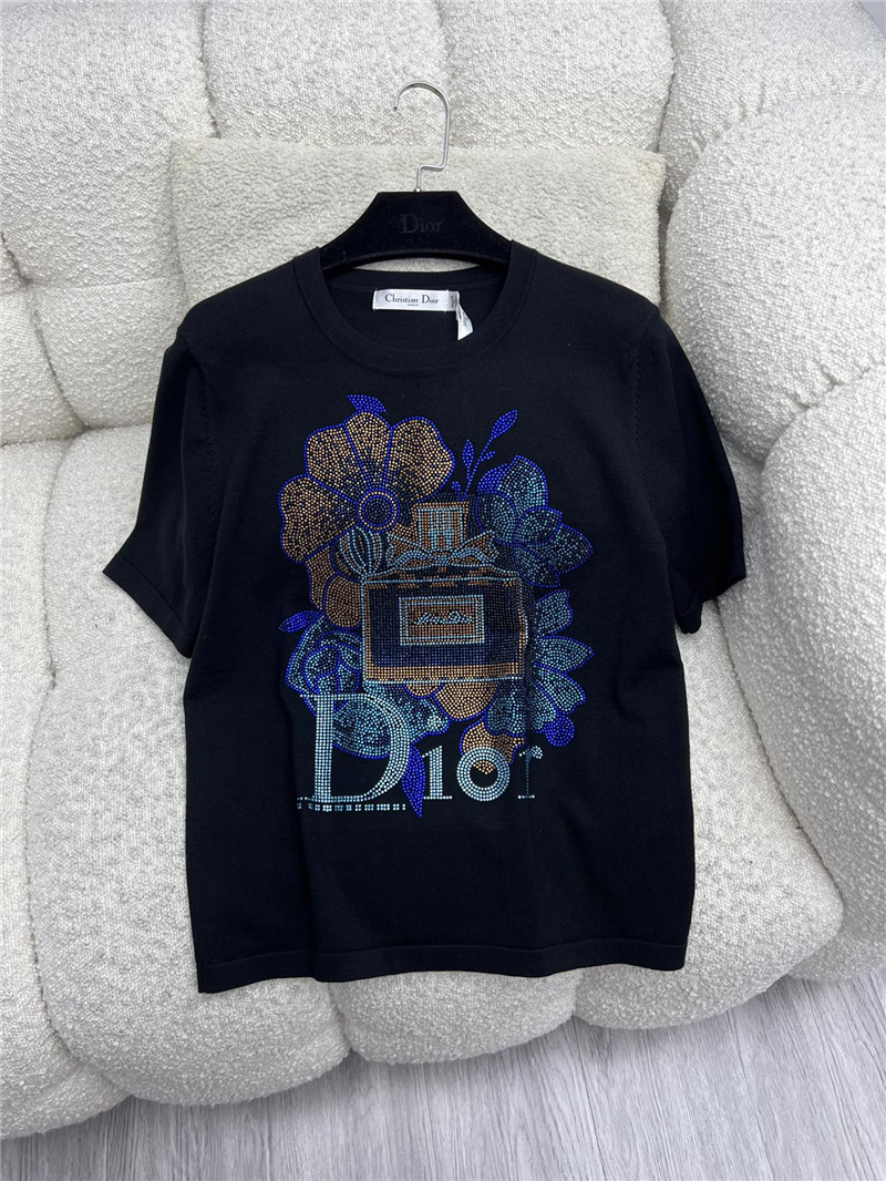 d10r logo hot D1am0nd knitted t-shirt