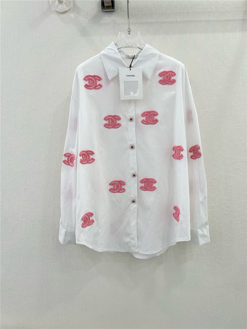 Ch**el contrast towel logo shirt