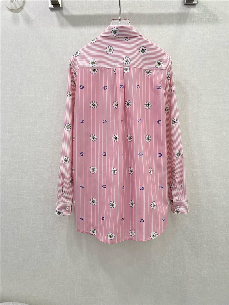 Gvc*1 spring floral print long sleeve shirt