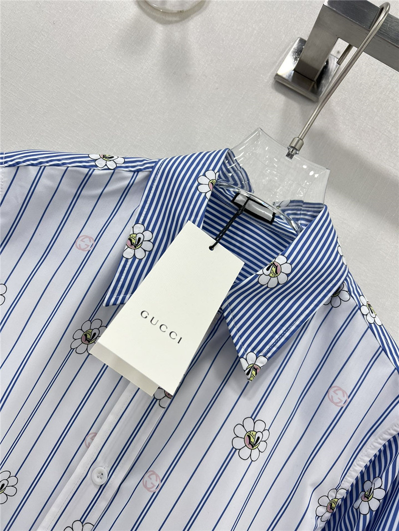 Gvc*1 spring floral print long sleeve shirt