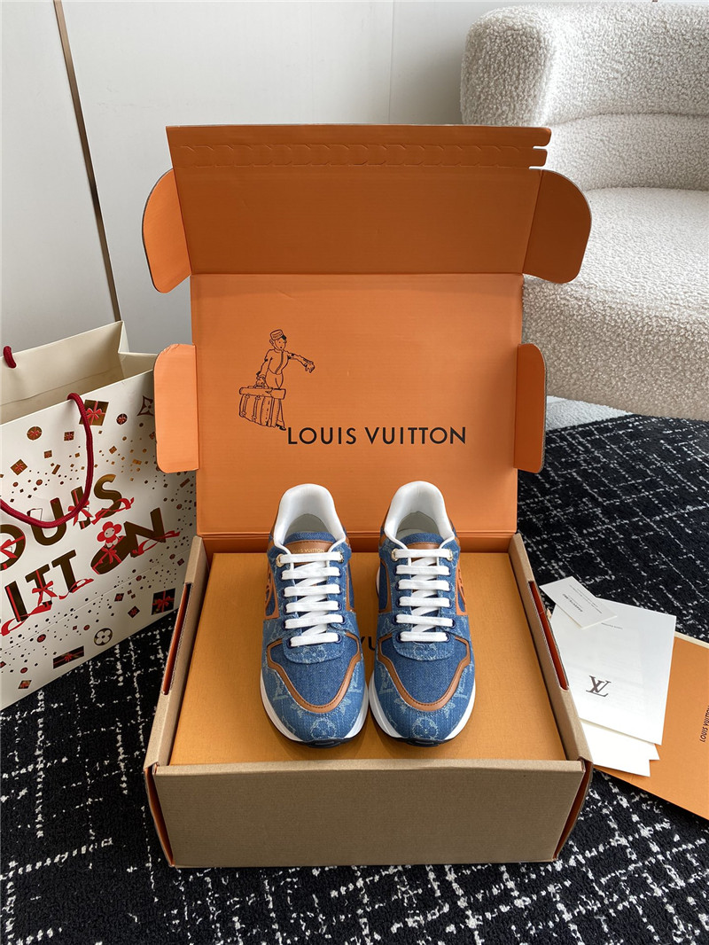 l0vis Vvtt0n lv run away sneakers in denim blue