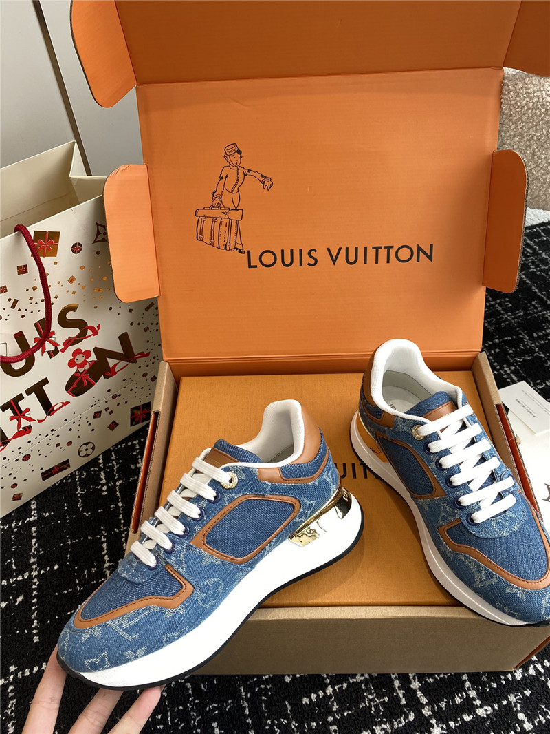 l0vis Vvtt0n lv run away sneakers in denim blue
