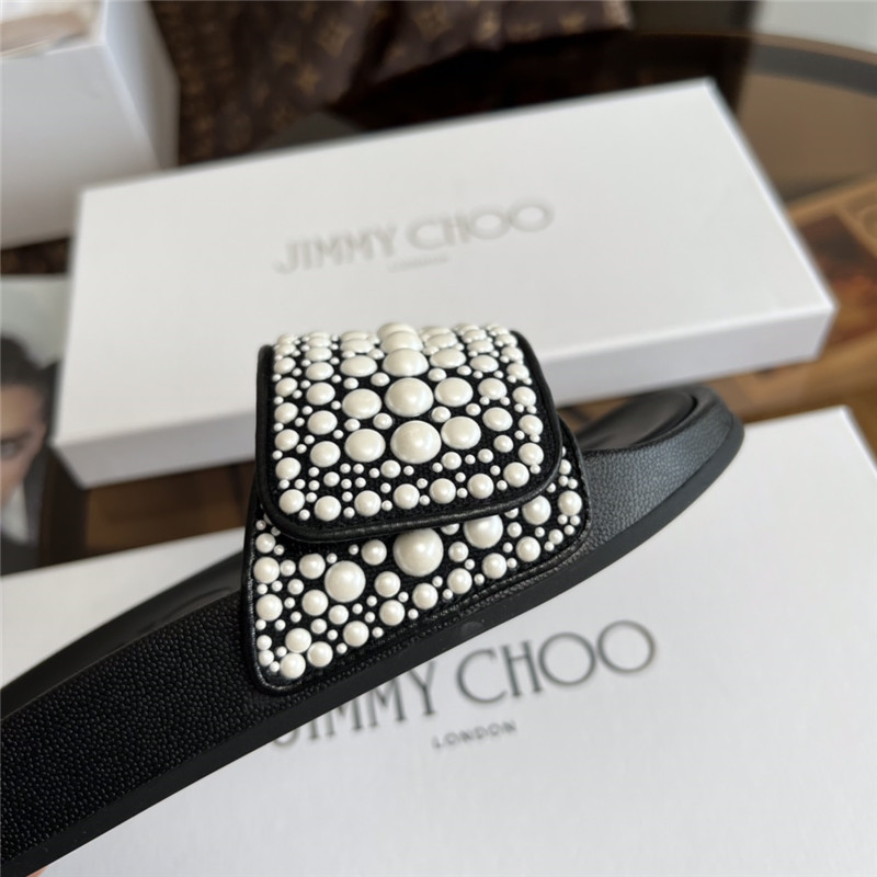 J1m*y Ch00 pearl slippers