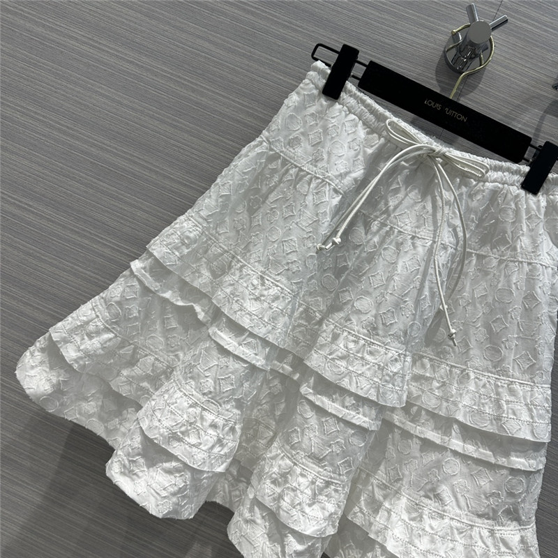 l0vis Vvtt0n lv nautical resort series jacquard skirt
