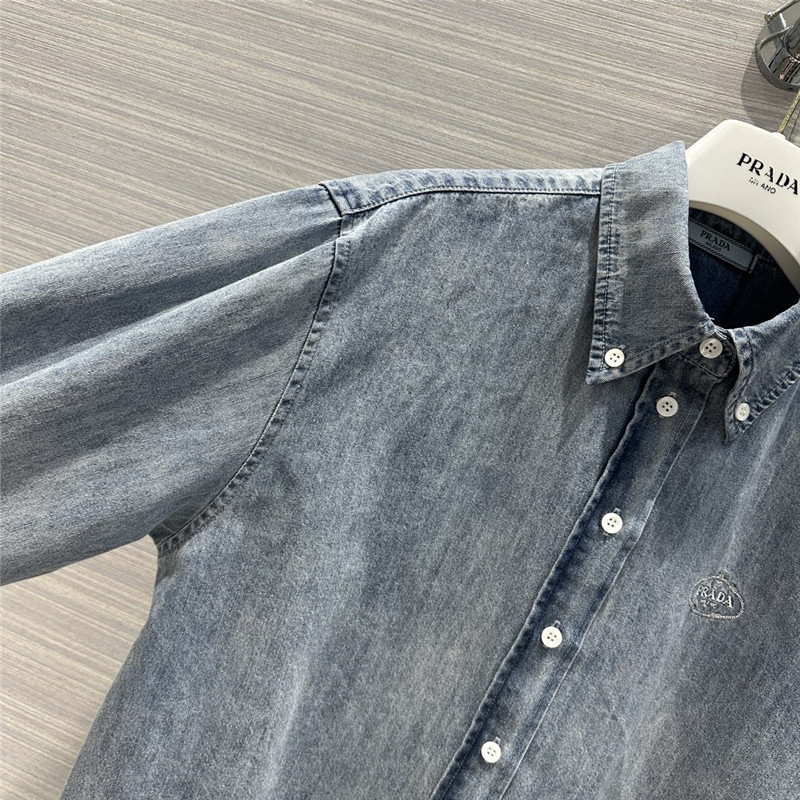 Pra*a premium denim shirt