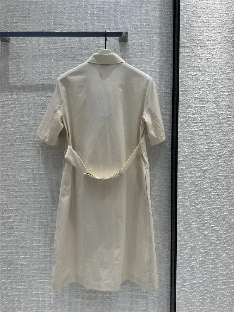 Bv*b*rry war horse embroidered shirt dress