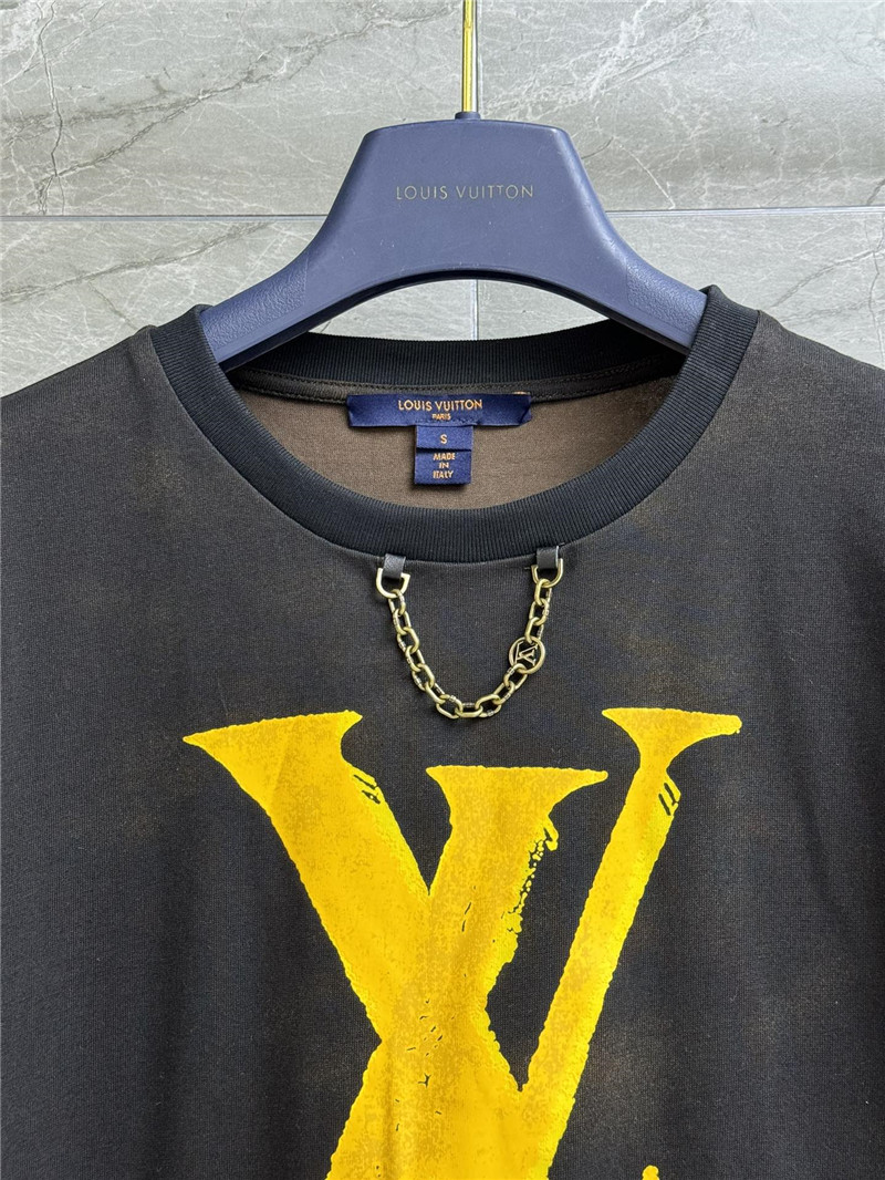 l0vis Vvtt0n lv tie dye printed logo t-shirt