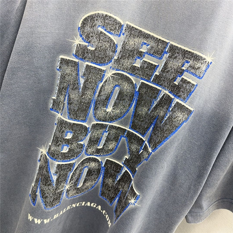 Ba1en*iaga distressed short sleeve t-shirt