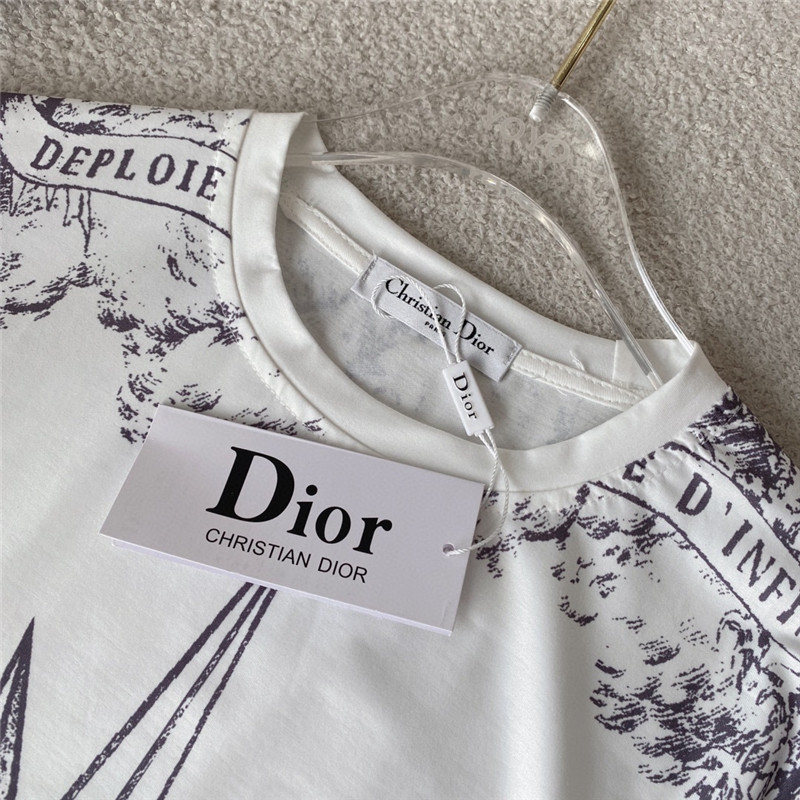 D10r contrast print short-sleeved t-shirt