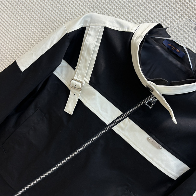 l0vis Vvtt0n lv irregular zipper jacket