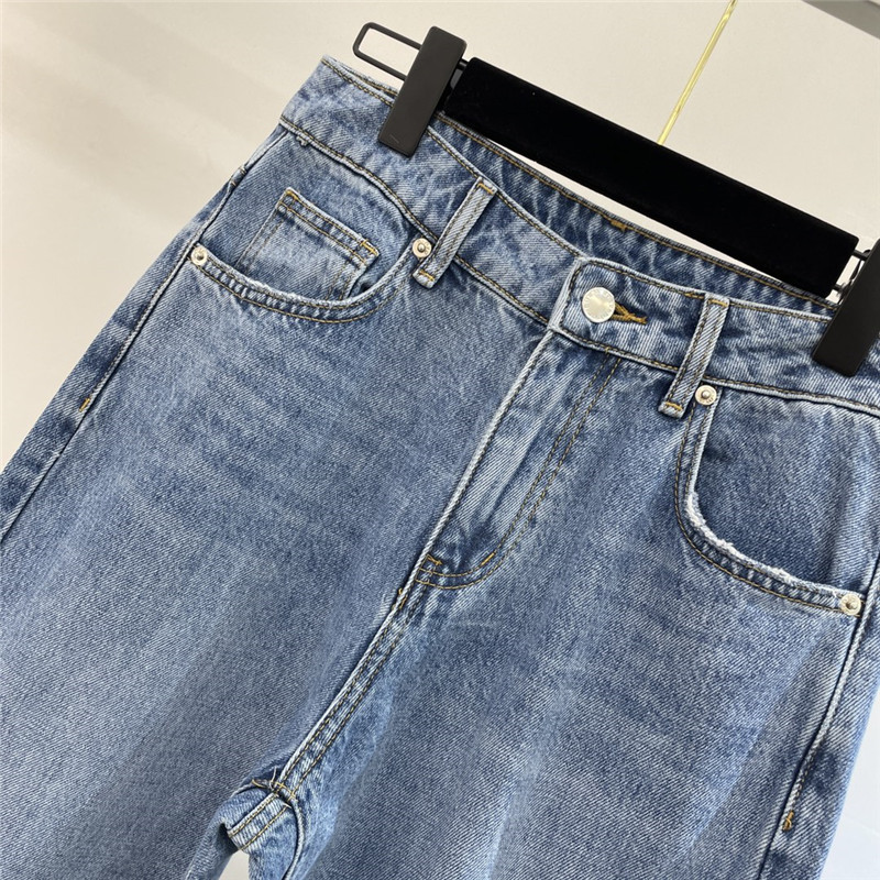 A1exa*der wang early spring new denim trousers