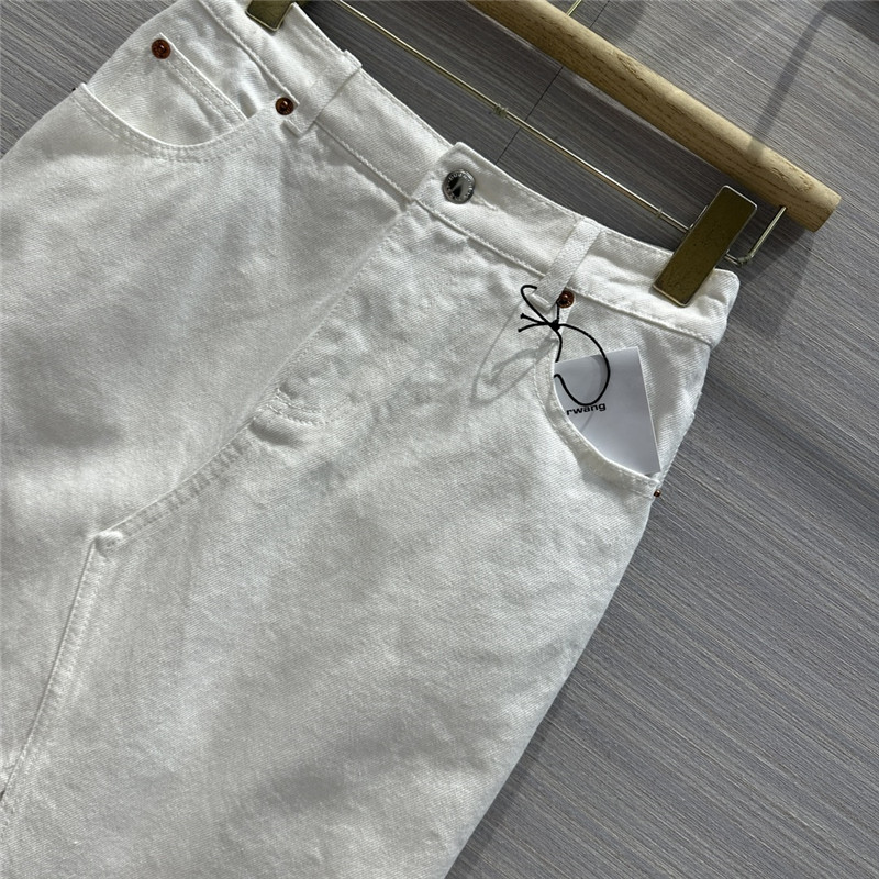 A1exa*der wang denim long skirt