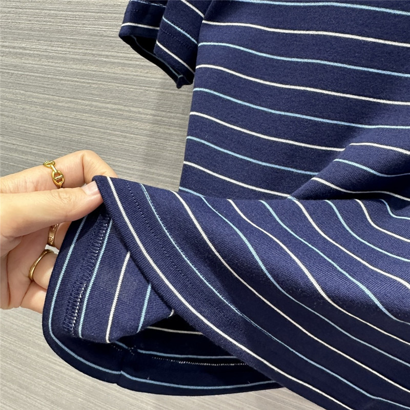 M1um1u striped short-sleeved t-shirt