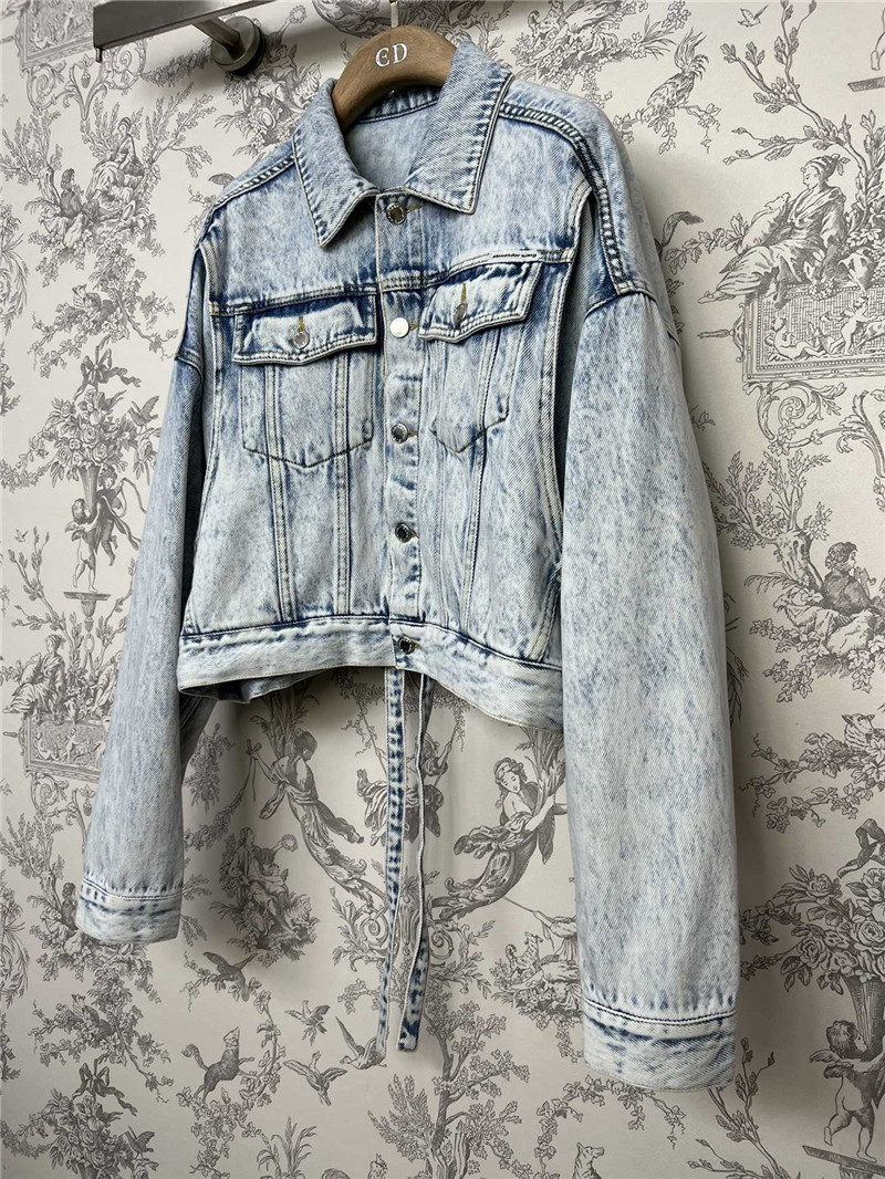 A1exa*der wang new retro denim jacket