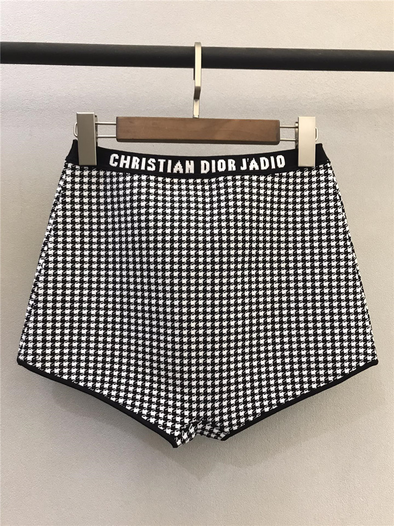D10r classic houndstooth cross-over swimsuit with straps