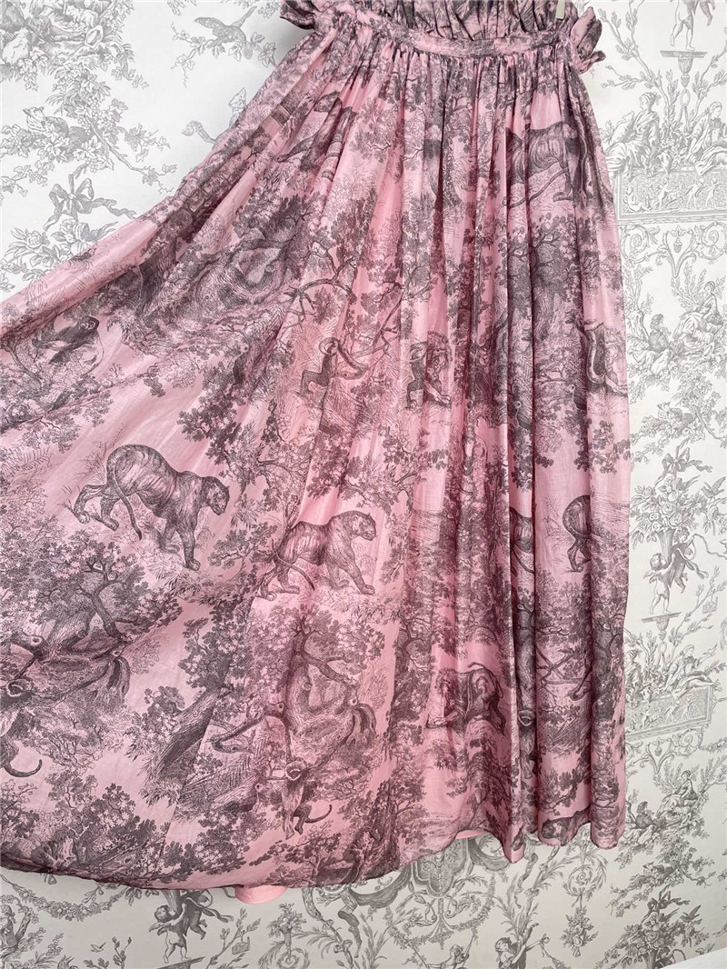 D10r new animal latest collection pleated waist slit long skirt
