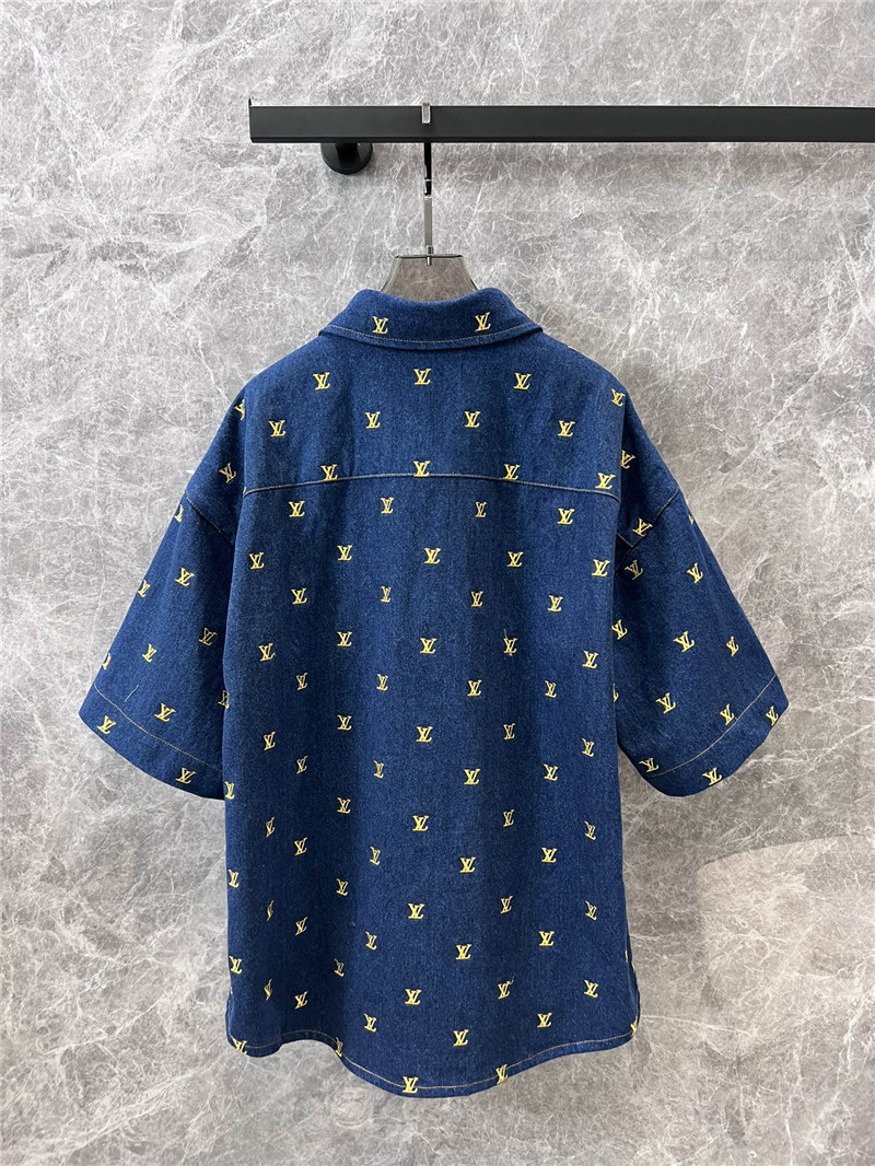 l0vis Vvtt0n lv denim short sleeve shirt