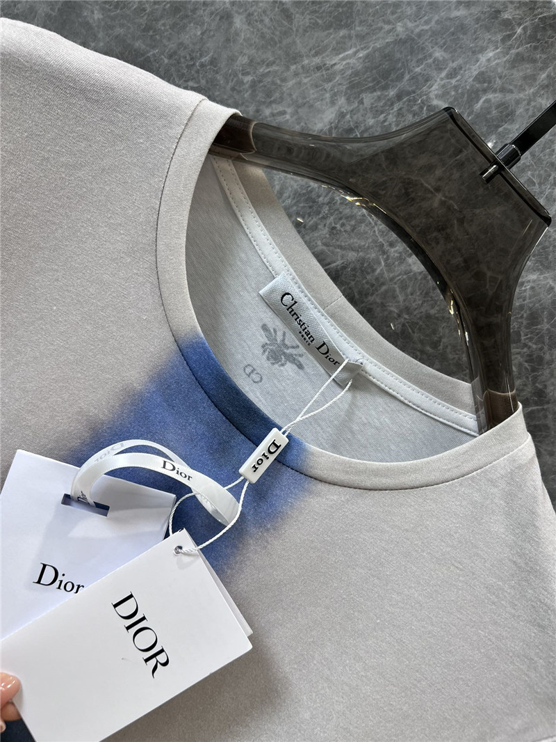 D10r eiffel tower printed round neck short-sleeved t-shirt