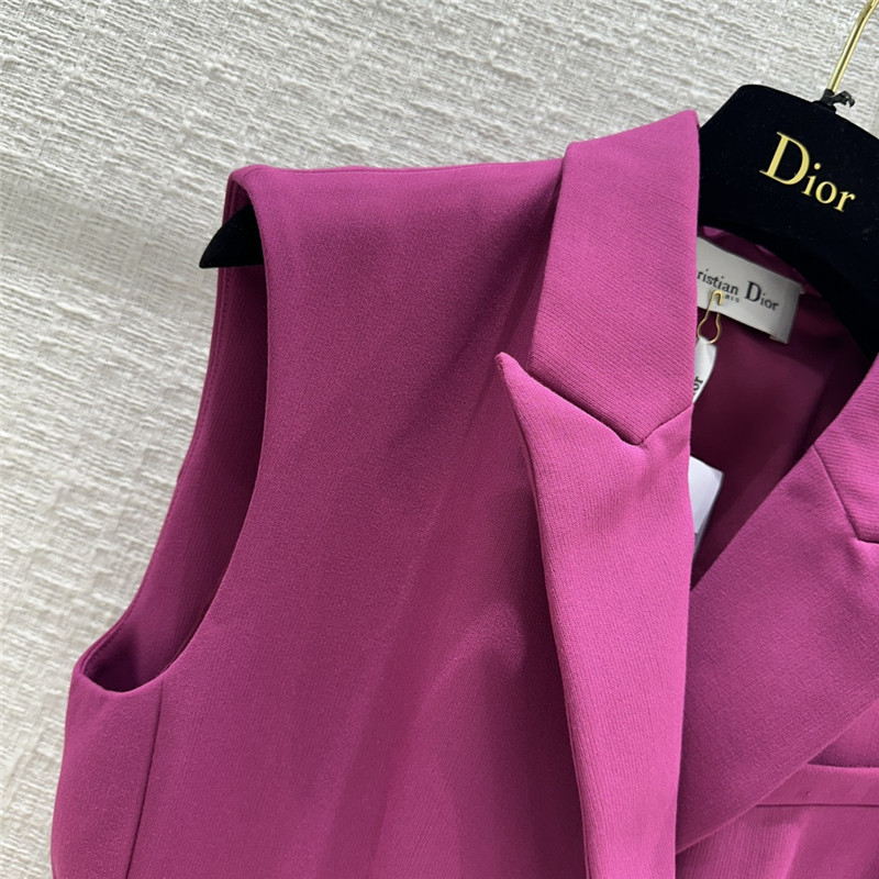 D10r new double breasted vest dress