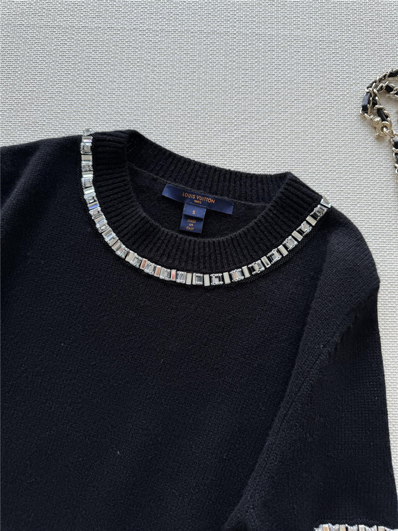 l0vis Vvtt0n crystal cashmere t-shirt