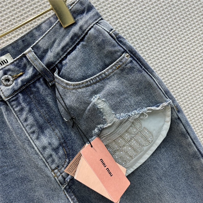 M1um1u ripped jeans