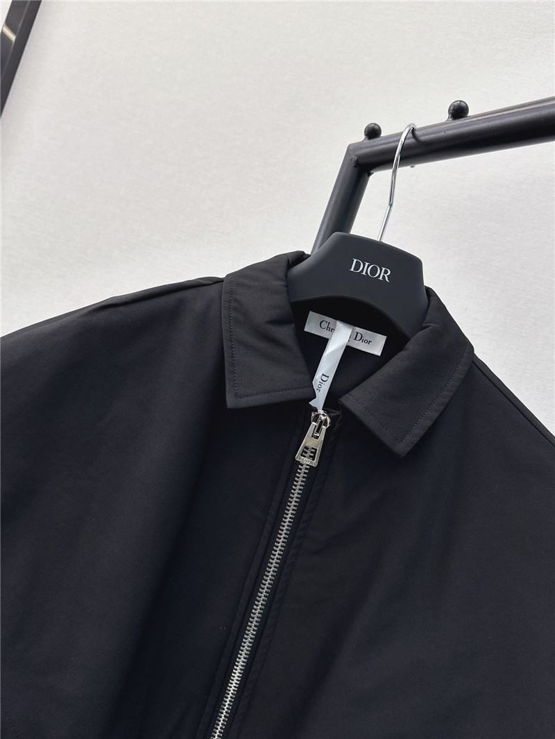 D10r black short cape sleeve vest jacket