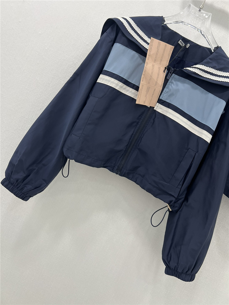 M1um1u new spring and summer navy suit