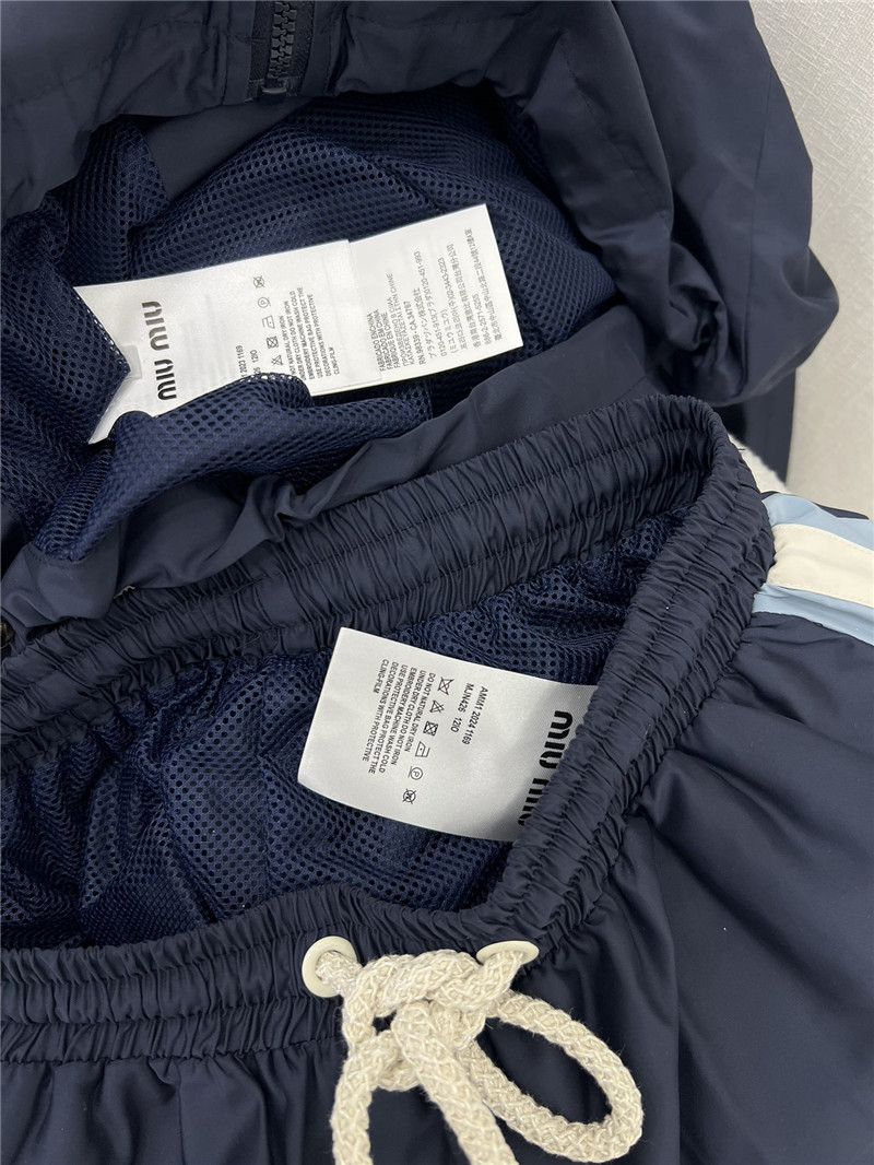 M1um1u new spring and summer navy suit