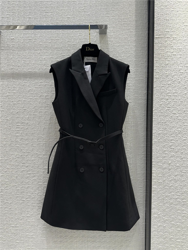 D10r new double breasted vest dress