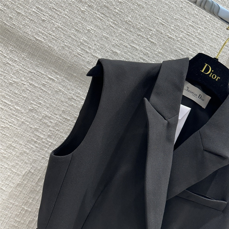 D10r new double breasted vest dress