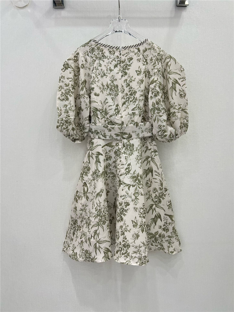 zimm fluffy wide umbrella skirt short dress