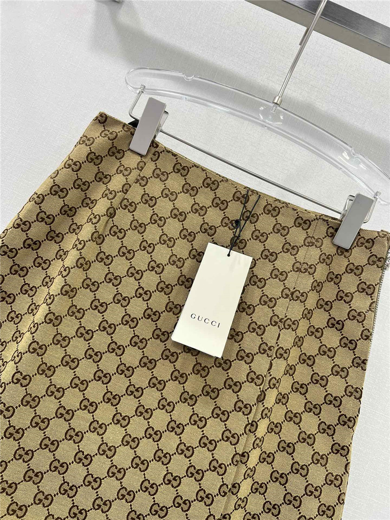 Gvc*1 double g presbyopia jacquard a-line mini skirt