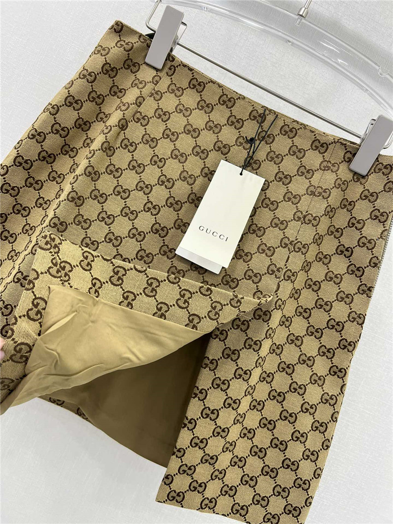Gvc*1 double g presbyopia jacquard a-line mini skirt