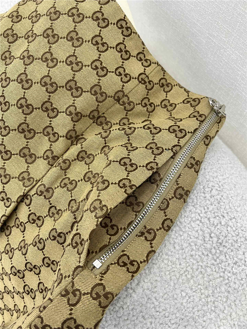 Gvc*1 double g presbyopia jacquard a-line mini skirt