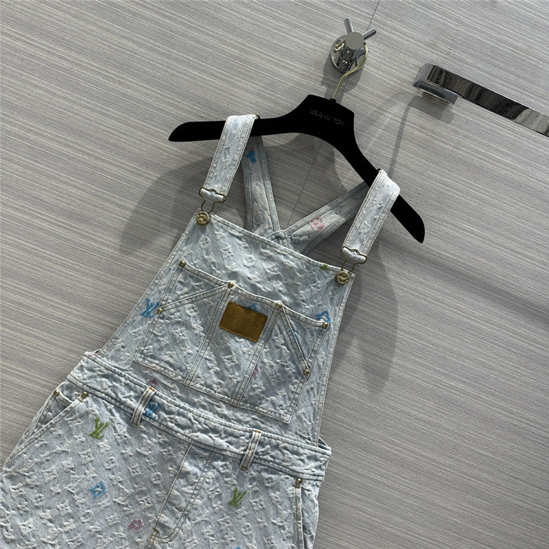 l0vis Vvtt0n lv denim suspender skirt replica d&g clothing