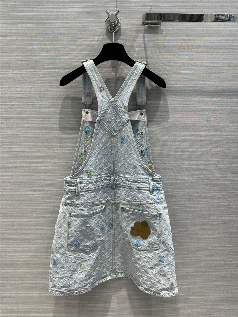 l0vis Vvtt0n lv denim suspender skirt replica d&g clothing