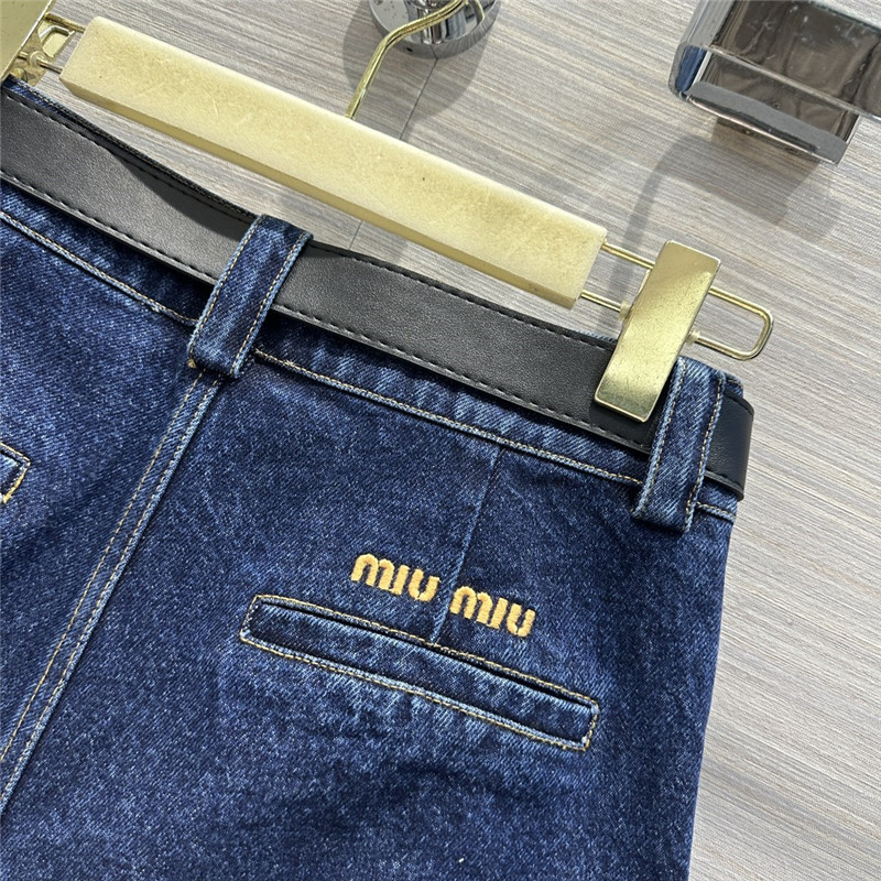 M1um1u ultra short mini denim shorts replica d&g clothing