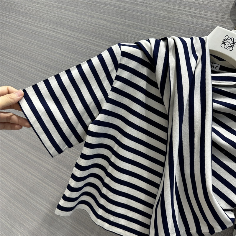 L0ew* asymmetric mandarin duck sleeve top replica clothing