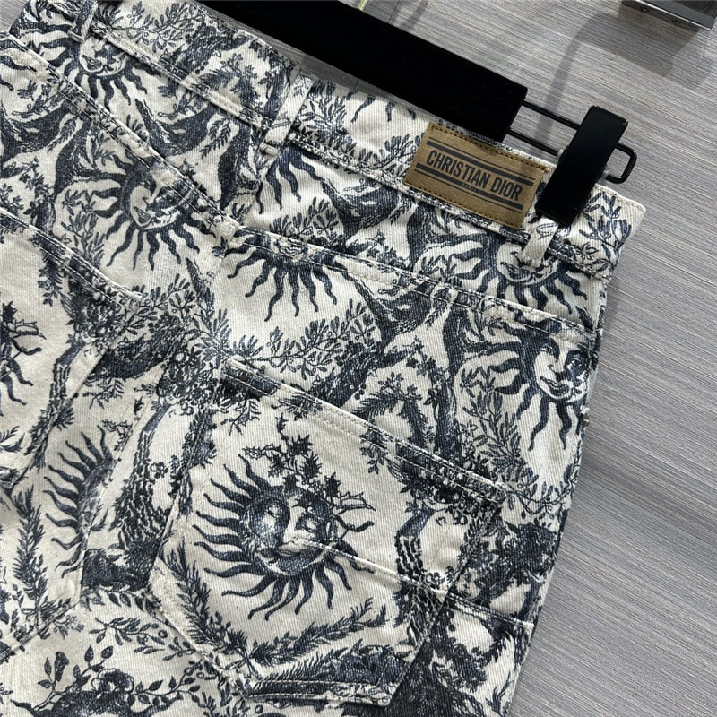 D10r mid-high waist denim skirt replica d&g clothing