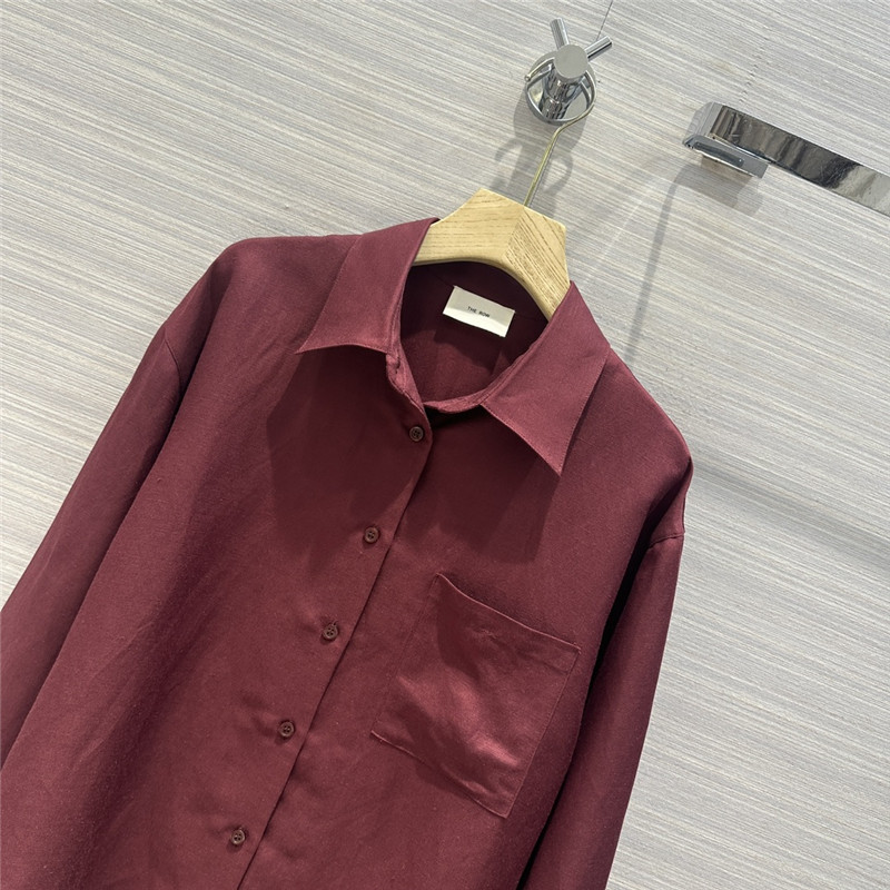 The R0w cotton and linen shirt suit replica d&g clothing
