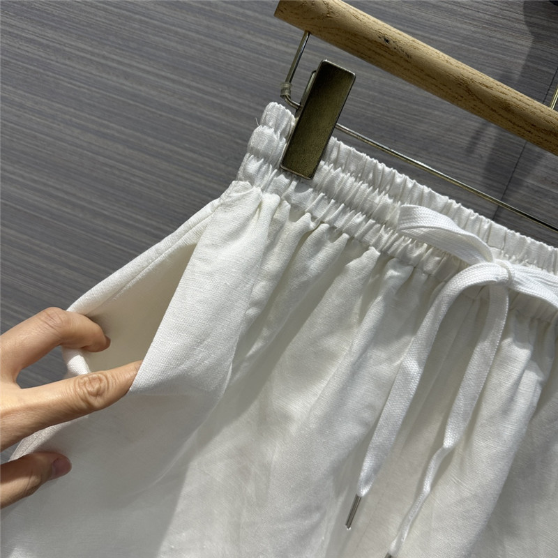 The R0w cotton and linen shirt suit replica d&g clothing