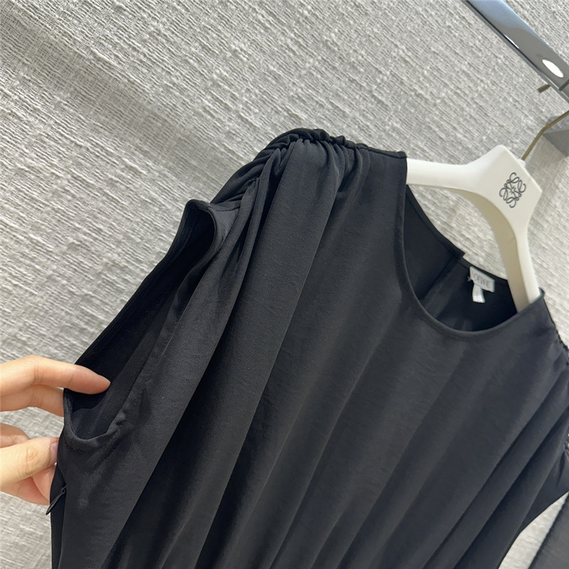 L0ew* acetate patchwork dress replica d&g clothing