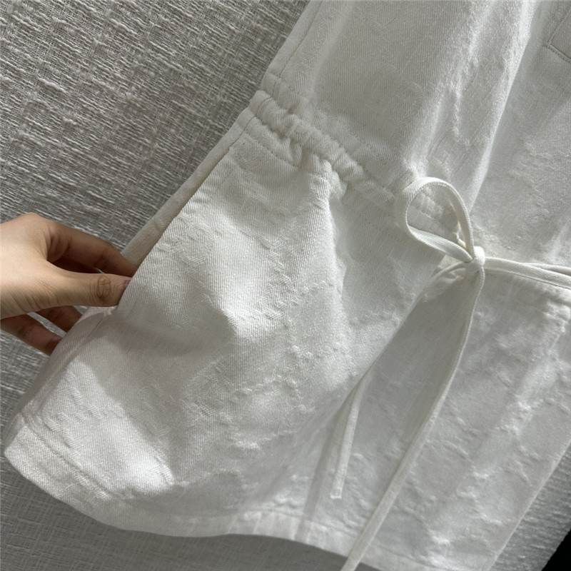 Gvc*1 white denim dress replica d&g clothing