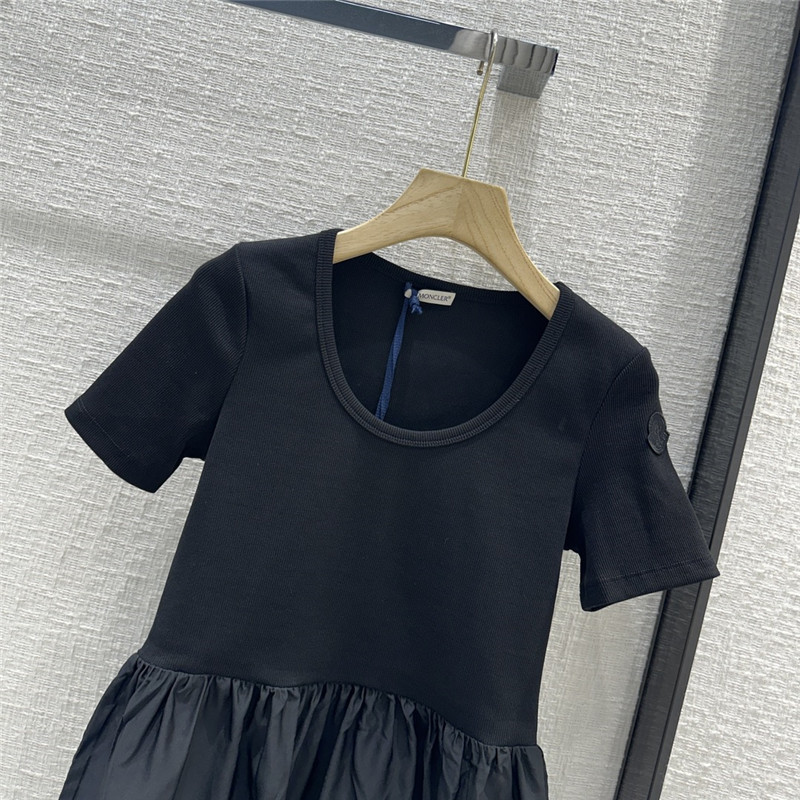 Moncler waist-cinching cotton top replica designer clothes