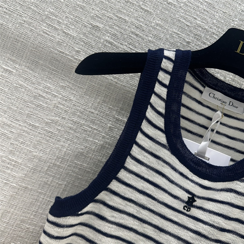D10r linen knitted vest replica d&g clothing