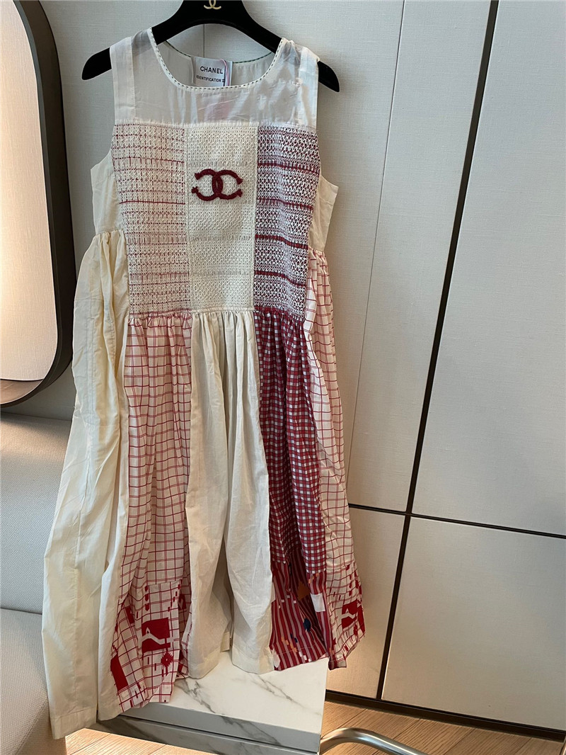 Ch**el new sleeveless dress replica clothes